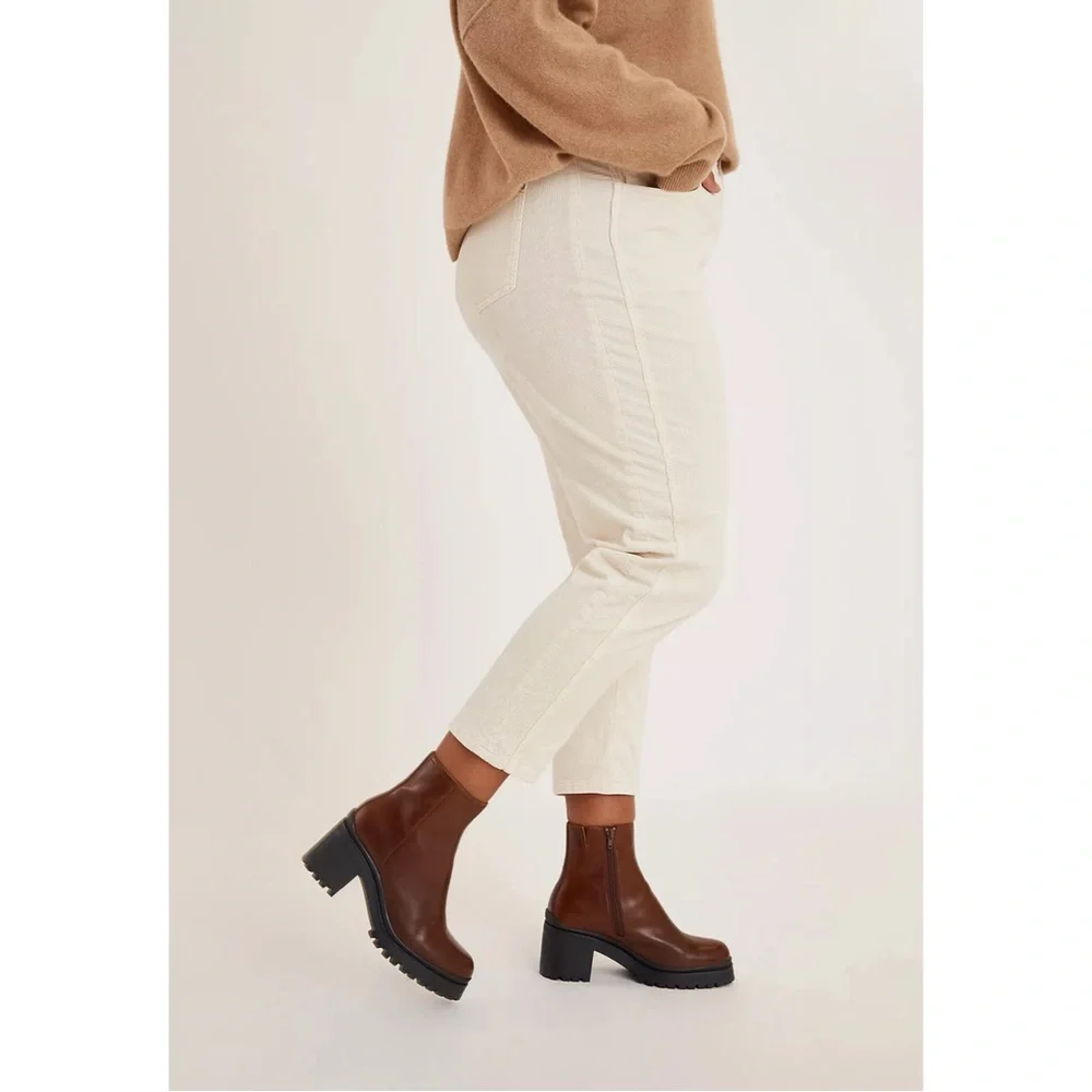 Anthropologie Pilcro High-Rise Slim Boyfriend Corduroy Pants NWT SZ 18W - Picture 4 of 16